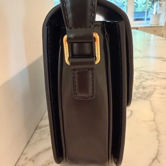 Celine Classique Triomphe bag in Shiny Calfskin with Gold Hardware - Picture 4 of 16